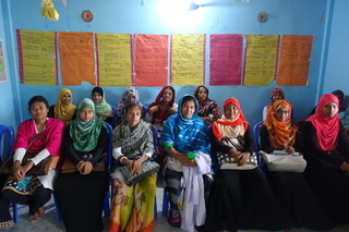Training of vaccinators before the first OCV campaign in Cox's Bazar, Bangladesh.