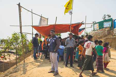 Rohingya camps at Cox's Bazar, Bangladesh