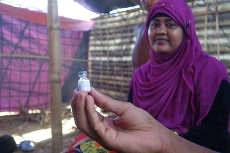 OCV vaccination in Cox's Bazar, Bangladesh