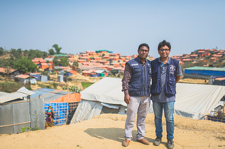 Rohingya camps at Cox's Bazar, Bangladesh