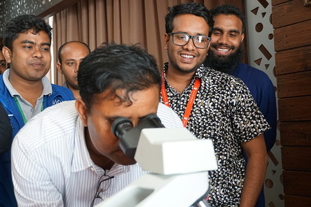 The WHO training on Microscopy for Laboratory Personnel intends to reach 50 specialized staff currently working in Cox’s Bazar district. Their laboratory services are essential to improve quality of healthcare services provided to the refugees and to identify agents involved in important public health events, including those that may cause public health emergencies of international concern such as disease outbreaks.More information:https://www.who.int/bangladesh/news/detail/23-10-2019-fostering-good-laboratory-practices-in-cox-s-bazar